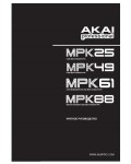 Инструкция Akai MPK-88
