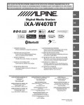 Инструкция Alpine iXA-W407BT