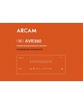 Инструкция ARCAM AVR-360