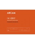 Инструкция ARCAM CD-17 FMJ