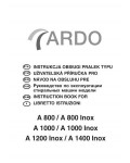 Инструкция Ardo A-1200X
