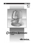 Инструкция Ariete 1370 Cremissimo Automatic