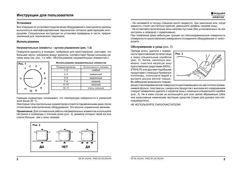 Инструкция Hotpoint-Ariston 7HDZ 2K IX RU
