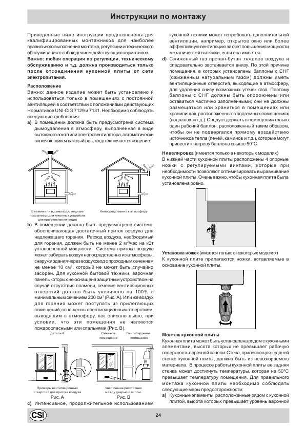 Инструкция Ariston C-64SG3W