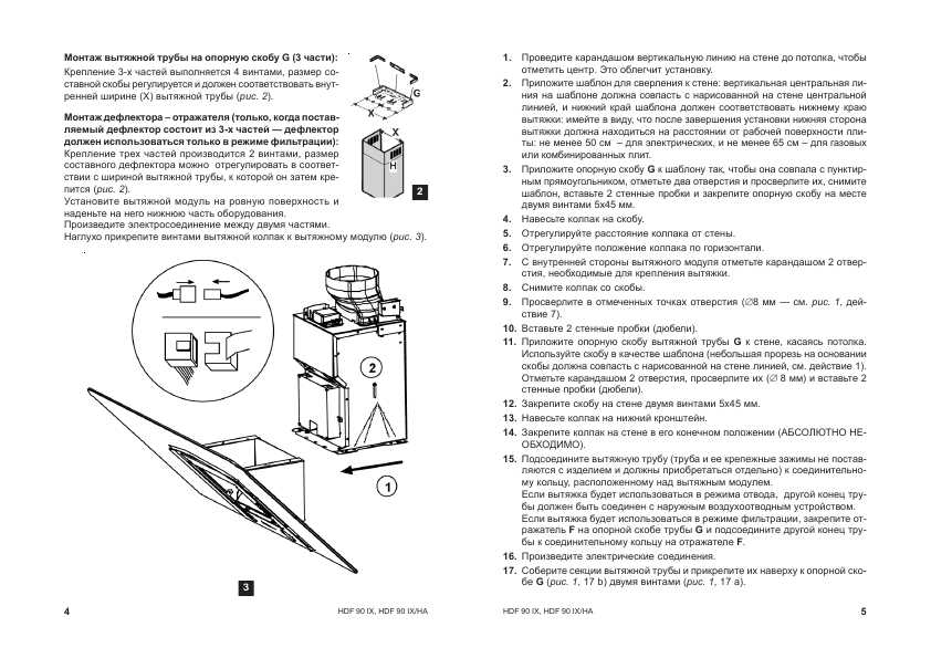 Инструкция Ariston HDF-90IX