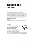 Инструкция Audio Pro Soniq-202