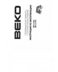 Инструкция Beko BRO-975