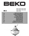 Инструкция Beko FSE-27300