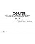 Инструкция Beurer BC-16