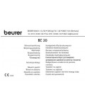 Инструкция Beurer BC-20