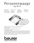 Инструкция Beurer GS-19