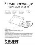 Инструкция Beurer GS-31