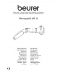 Инструкция Beurer MG-50