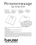 Инструкция Beurer PS-06