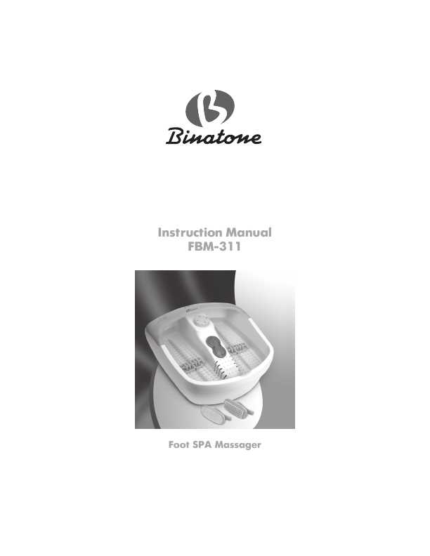 Инструкция Binatone FBM-311