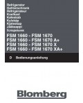 Инструкция Blomberg FSM 1670 A+