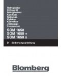 Инструкция Blomberg SOM-1650