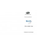 Инструкция BLUES PM-205CA