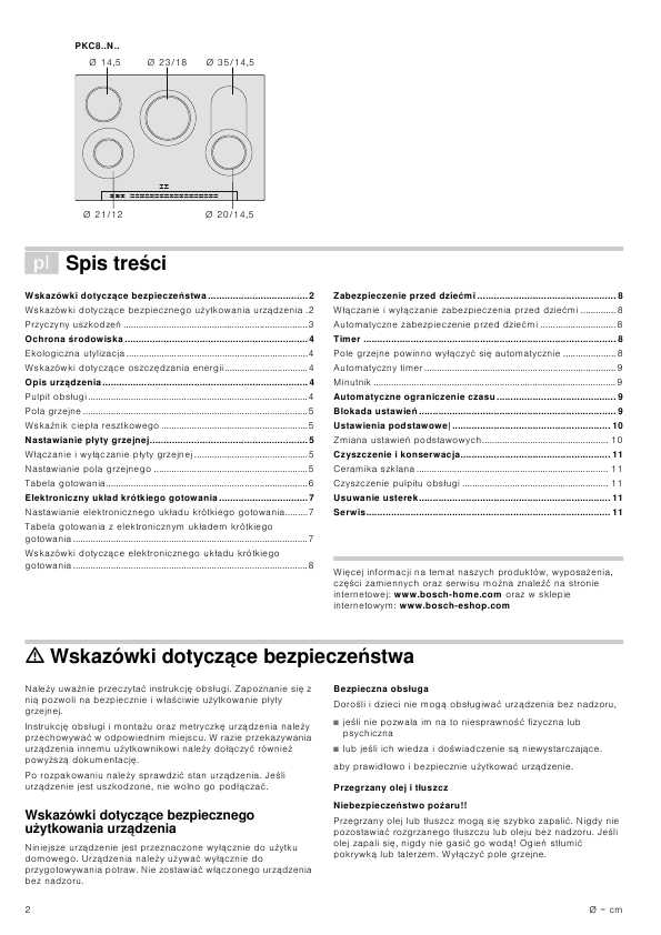 Инструкция BOSCH PKC-885N14D