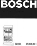 Инструкция BOSCH SRS-4302