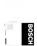 Инструкция BOSCH WFXI-2840