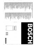 Инструкция BOSCH WOF-2000