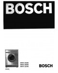 Инструкция BOSCH WVTI-3240