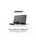 Инструкция BOSE SoundDock Series III
