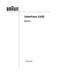 Инструкция Braun 3105 (тип 5447)