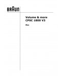 Инструкция Braun CPSC-1800 V3