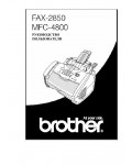 Инструкция Brother FAX-2850