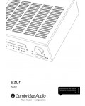 Инструкция Cambridge Audio AZUR 551R