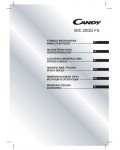 Инструкция Candy MIC-20GDFX