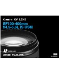 Инструкция Canon EF 100-400 mm F4.5-5.6L IS USM
