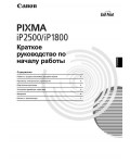 Инструкция Canon iP-2500