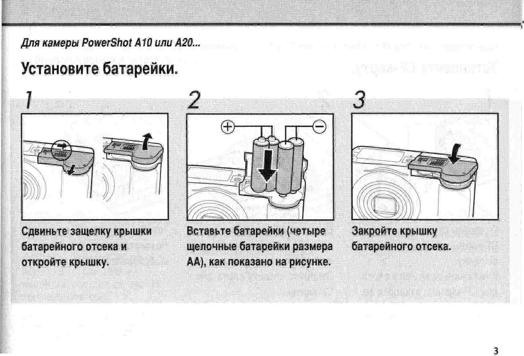 Инструкция Canon IXUS-300