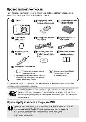 Инструкция Canon IXUS 970 IS