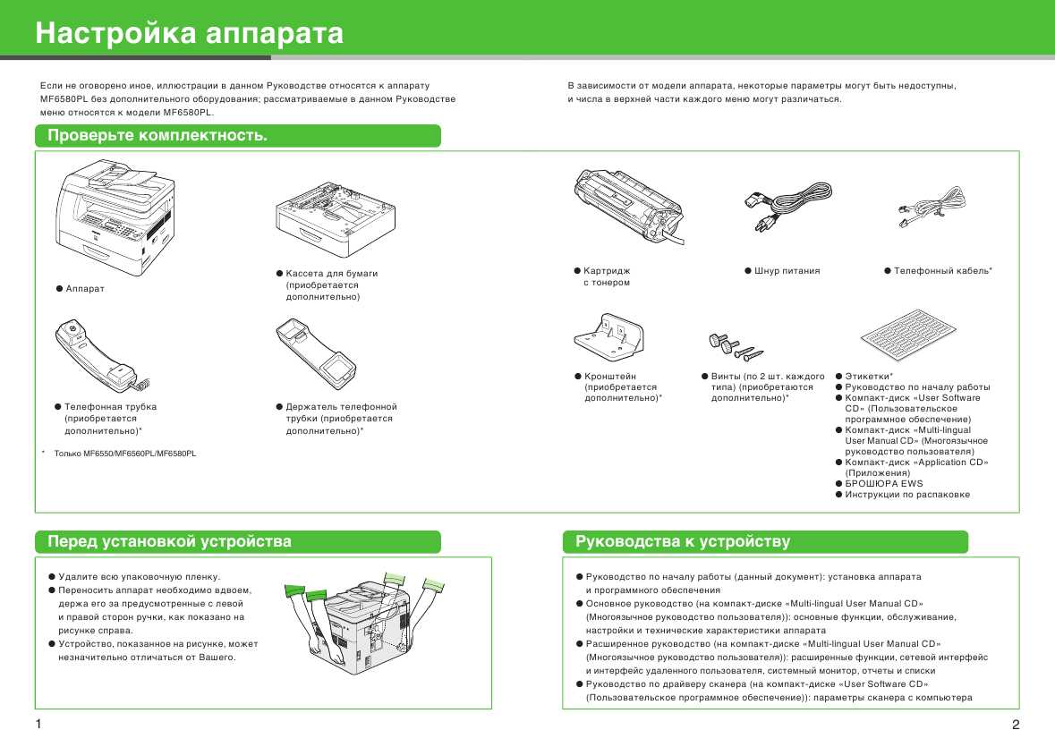 Инструкция Canon MF-6500 Qsg