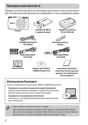 Инструкция Canon PowerShot A2200