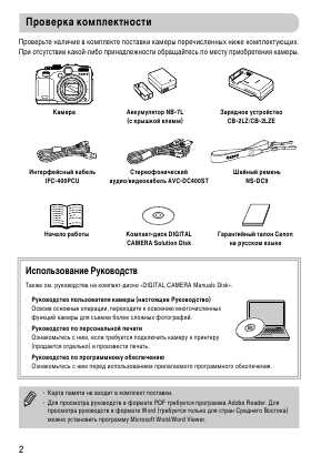 Инструкция Canon PowerShot G12