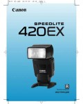 Инструкция Canon Speedlite 420EX