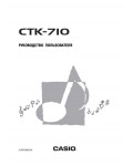 Инструкция Casio CTK-710