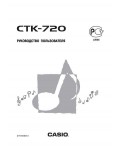 Инструкция Casio CTK-720