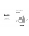 Инструкция Casio LD-80