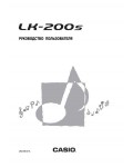 Инструкция Casio LK-200S