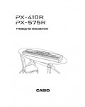 Инструкция Casio PX-410R