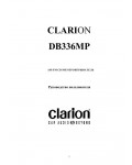 Инструкция Clarion DB-336MP