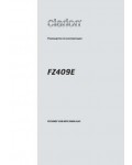Инструкция Clarion FZ-409E