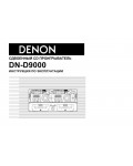 Инструкция Denon DN-D9000