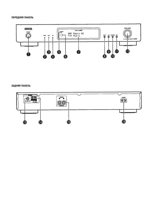 Инструкция Denon TU-1500AE